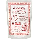 Soeos Rice Flour 16 Ounce (Basic) Pack of 1, Rice Flour for Baking | Vegan, Gluten-Free, Non GMO Rice Powder for Sourdough Bread, Resealable Bag, 1 Pound (Pack of 1)