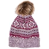 MUK LUKS Women's Chenille Eyelash Mix Hat