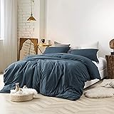 ByourbedNatural Loft Oversized King Comforter Set - Nightfall Navy