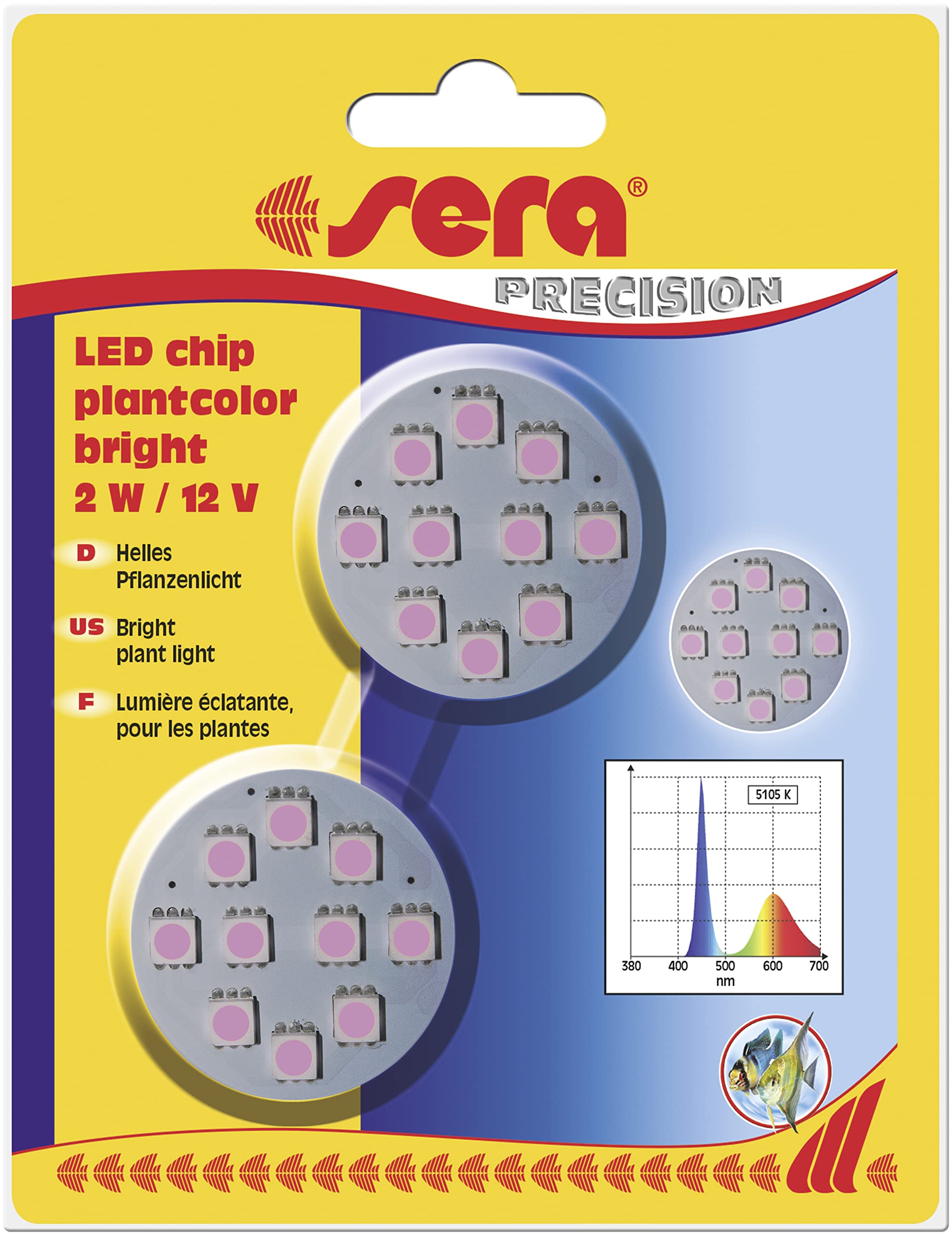 sera LED chip plantcolor Bright 2 W / 12 V Pack of 2