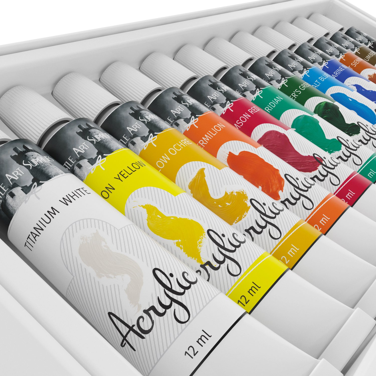 Amazon.com: Castle Art Supplies Acrylic Paint Set for Beginners ...