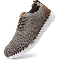 vilocy men's mesh dress sneakers Amazon.com | VILOCY Men's Casual Dress Sneakers Oxfords Business Shoes Lace  Up Lightweight Comfortable Breathable Walking Knit Mesh Fashion Sneakers  Tennis Beige,EU40