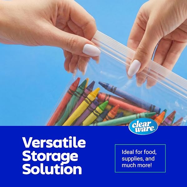 2 GALLON STORAGE BAGS, DOUBLE ZIPPER SEAL – 120 COUNT, (4 PACKS OF 30) RESEALABLE THICK PLASTIC FOOD STORAGE BAGS – MICROWAVE-SAFE, BPA FREE – RESEALABLE CONTAINERS FOR LUNCH, SNACKS, MEALS