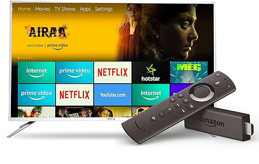 Aisen 100 cm (40 Inches) Full HD LED TV With Fire Stick A40HDN952 (Silver) (2019 Model)