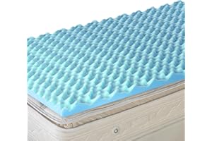 DMI 3-Inch Foam Mattress Topper, Egg Crate Foam Pad, Mattress Pad and Bed Topper for Support, Air Circulation, Pressure Relief and Weight Distribution, Twin Size, 33 x 72 x 3