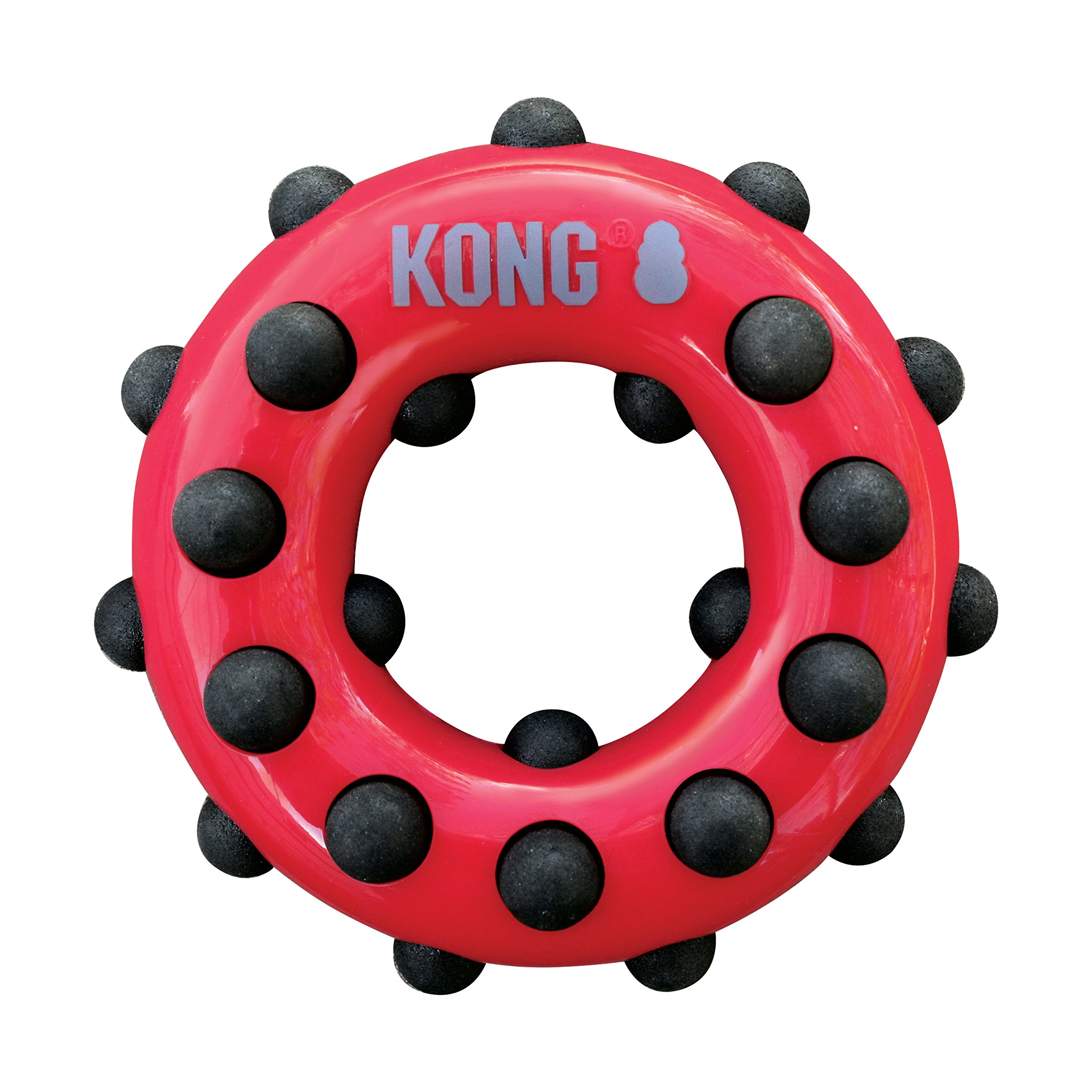 KONG - Dotz Circle - Dog Chew Toy, Helps Clean Teeth - Large