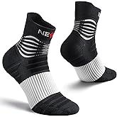 NEENCA Professional Compression Socks, Medical Athletic Ankle Socks for Injury Recovery & Pain Relief, Sports Protection, Circulation —1 Pair, 20-30 mmhg
