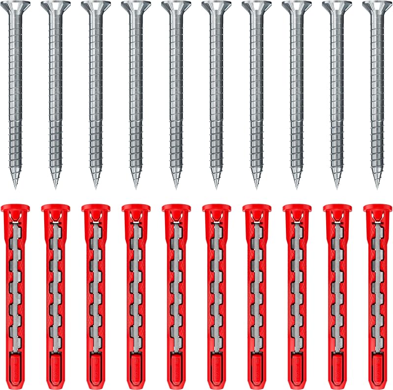 10x HybridPower T 10x90 Tasselli Prolungati in Nylon e Acciaio