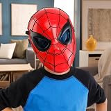 Hasbro Spider-Man Marvel Glow FX Roleplay Mask Kids 5+ Light-Up Lens Costume view 8