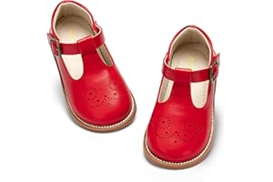 PHIRAMIN Toddler Girl Mary Jane Student Oxford Shoes-Little Girl School Uniform Shoes for Wedding Party