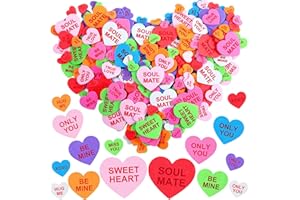 Resurhang 1000 Pcs Valentine Heart Stickers Foam Self Adhesive 3 Sizes Heart Shape Stickers Conversation Stickers for Wedding Valentine's Day Crafts Gift Wedding Bridal Shower(Vibrant Colors)