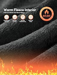 IUGA Fleece Cargo Sweatpants for Women Wide Leg