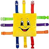 Buckle Toys - Bongo Square - Toddler Learning Toys - Sensory Fine Motor Activity - Easy Road Trip Accessories Travel Toy