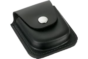 CHARLES-HUBERT PARIS Charles-Hubert, Paris 3572-4 Black Leather 48mm Pocket Watch Holder