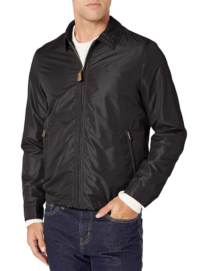 Buy IZOD Men's Golf Jacket with Faux Leather Tabs at Amazon.in