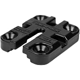 YakAttack MightyMount II Compact Kayak Accessory Track Mount | 2" x 2.375" x 0.5" | Compact Surface Mount | LockNLoad &amp; T-Bolt Compatible | Hardware Included | Kayak Deck Rigging