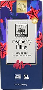 Raspberry Filled 60% Dark Chocolate Bar