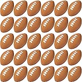 Blulu 50 Pack Mini Football Bulk 2.17" Foam Football Party Favor Small Sports Valentines Stress Ball for Back to School First Year Down Birthday Homecoming Game Party Bag Gift Filler