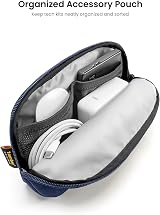 tomtoc 13 inch Laptop Sleeve 360° Protection Water-Resistant Set with Accessory view 3