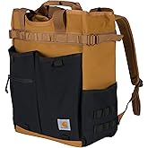Carhartt Nylon Duck 28L Cinch-Top Backpack Tote, Carhartt Brown | Convertible, Backpack, Durable Pack with 15" Laptop Sleeve