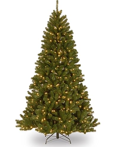 Amazon.com: National Tree Company 7 ft Pre-Lit Downswept Douglas