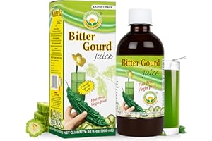 BASIC AYURVEDA Bitter Gourd Juice | Pure Karela Juice | 32.46 Fl Oz (960ml) | No Sugar & Artificial Colors Added