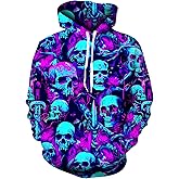 Ahegao Mens Hoodies Novetly Sweatshirts for Man 3D Graphics Pullover with Pockets S-4XL