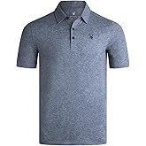 Spyder Mens Golf Polo Shirt - Moisture Wicking Soft Short Mens Polo Shirts Short Sleeve Athletic Fit Collared Golf Shirts