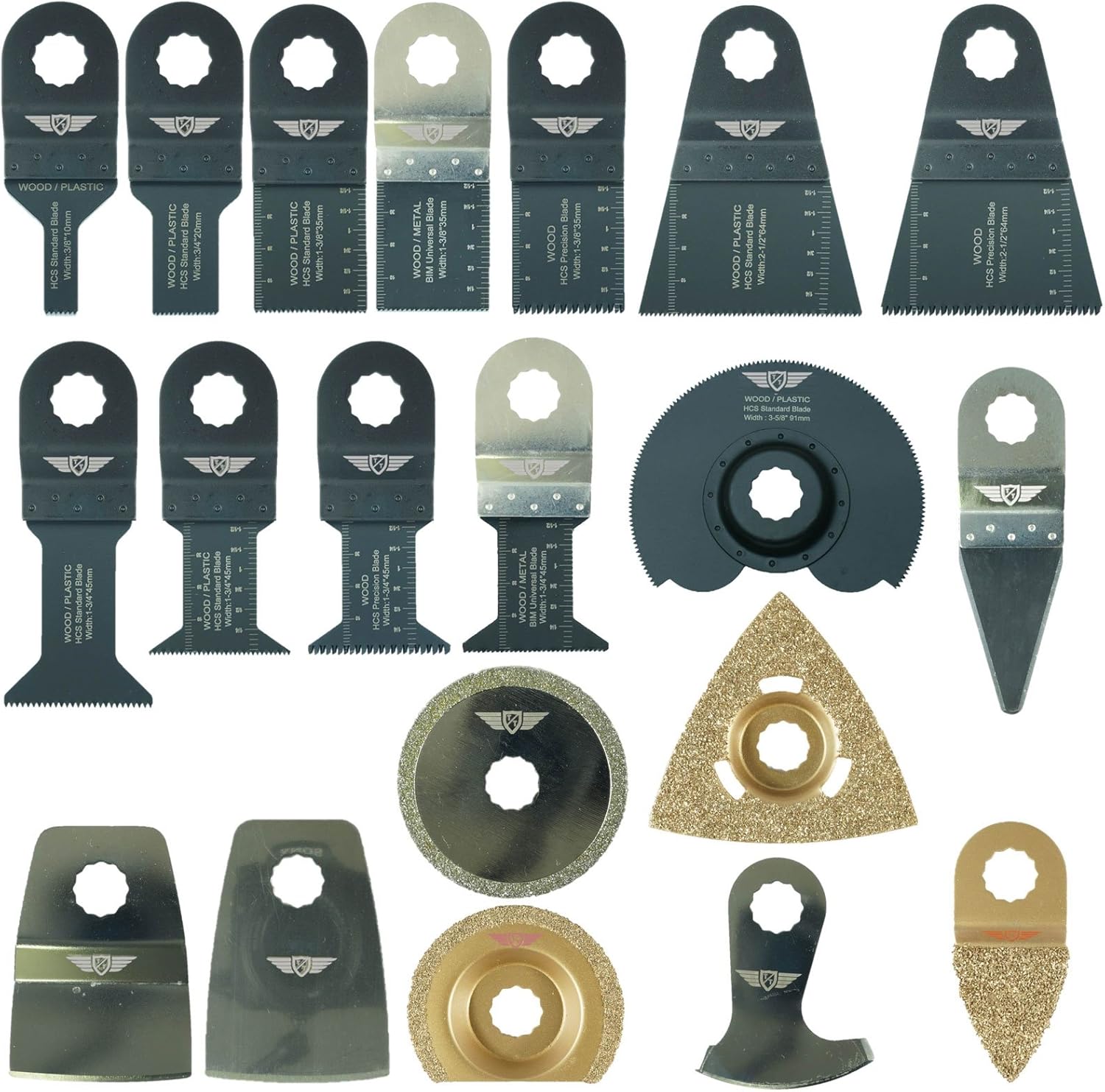 20 x TopsTools RVK20 Mix Blades for Draper MT250A 23038, MT250 31328