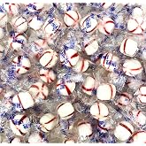 Soft Peppermint Puffs Candy, Natural Peppermint Mint Oil, Soft Melt in your mouth Peppermint Candy, 1 lb. Bag (16 oz.)