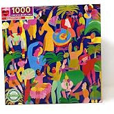 eeBoo: Piece and Love Celebration 1000-piece Rectangular Adult Jigsaw Puzzle, Jigsaw Puzzle for Adults and Families, Includes Glossy, Sturdy Pieces and Minimal Puzzle Dust
