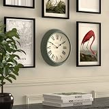 Jones Clocks Venetian wall clock 30cm Green Roman numerals view 4