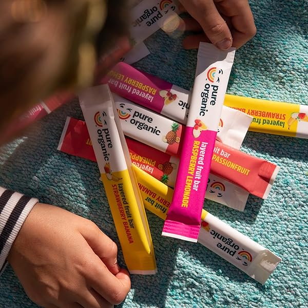 PURE ORGANIC LAYERED FRUIT BARS VARIETY PACK 28 COUNT (PACK OF 1).