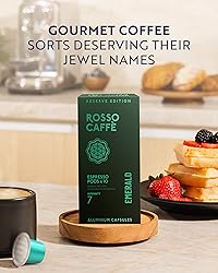 ROSSO CAFFÈ Espresso Coffee Pods for Nespresso