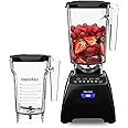 Blendtec Classic 575 Blender with WildSide+ Jar (90 oz) and FourSide Jar (75 oz) BUNDLE, Commercial-Grade Power, Self-Cleaning, 4 Pre-programmed Cycles, 5-Speeds, Black
