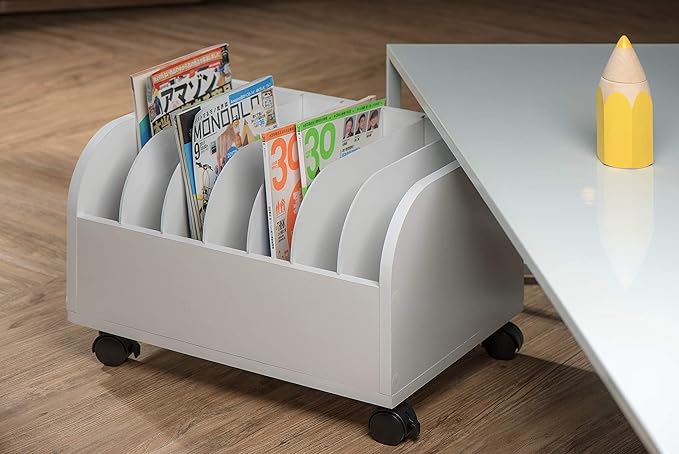 Amazon Lejue 収納ワゴン デスク下ワゴン ファイルワゴン ランドセル収納 書類整理ワゴン リビング学習ワゴン マガジンラック 多目的ボックス 幅45 X 奥行35 X 高さ30 5 Cm ホワイト キッチンワゴン 収納カート オンライン通販