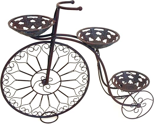 penny farthing plant holder