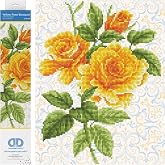 DIAMOND DOTZ Yellow Rose Bouquet Diamond Painting Kit for Adults with Gems | Full Coverage Design, Sparkling Faceted Finish, Complete Starter Set, Vibrant Wall Decor, Ready to Frame, Great Handmade Gift
