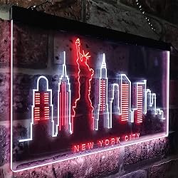 ADVPRO New York City Skyline Silhouette Dual Color