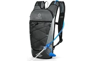 Hydration Pack Backpack, Water Backpack with 2L Water Bladder for Hiking Cycling Running