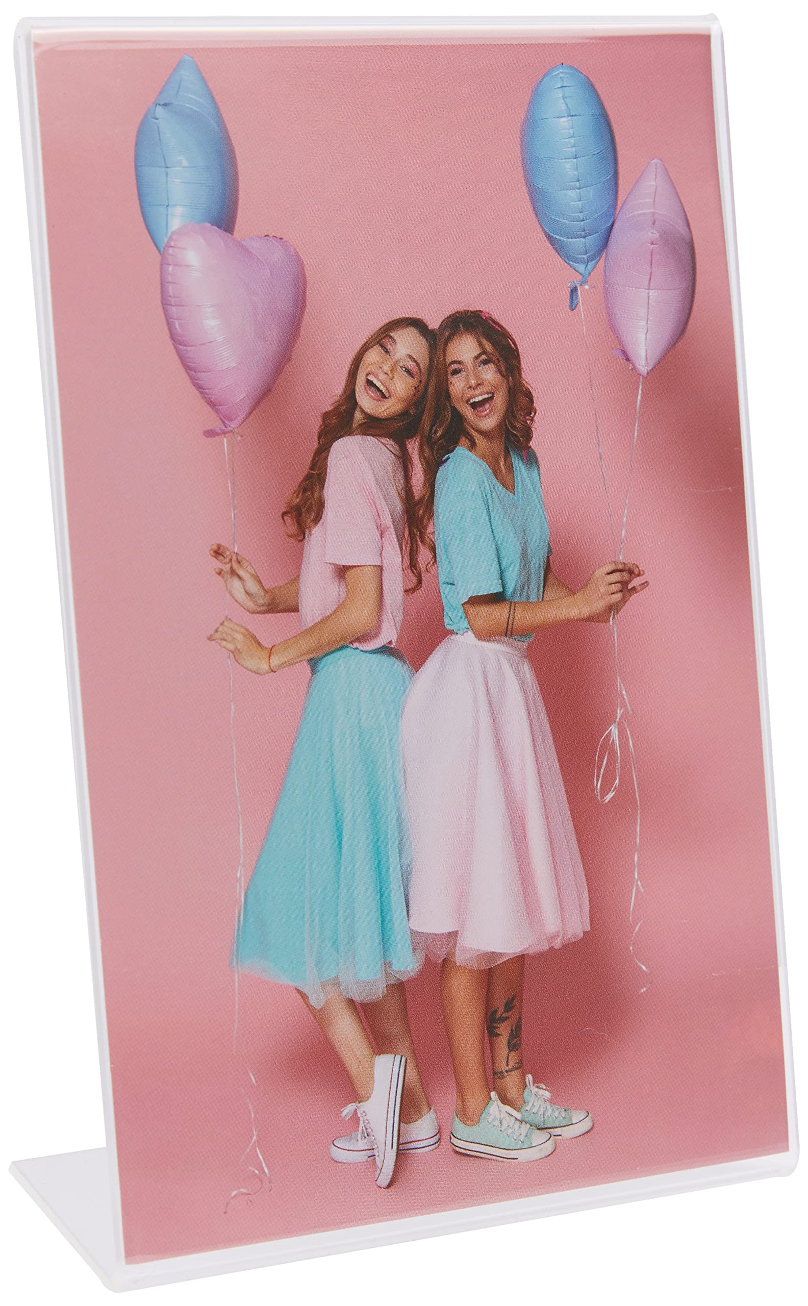 Hama Acrylic Portrait Frame, portrait format, 10 x 15 cm, transparent — image 1