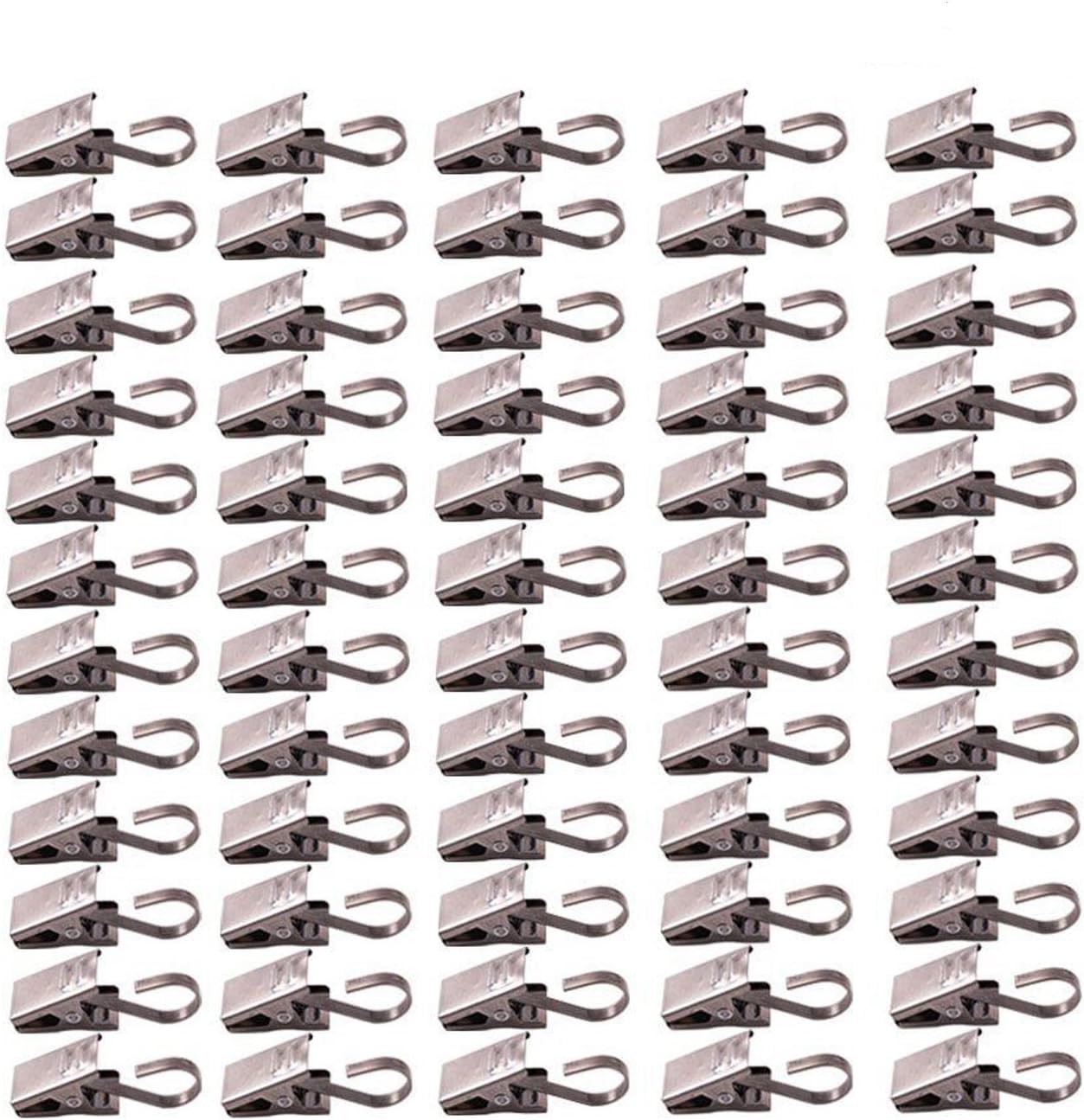 Bestsupplier 100 Pcs Stainless Steel Curtain Clips With Hook for Curtain, Photos