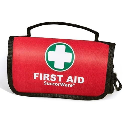 SuccorWare Small First Aid Kit 100 Piece Mini First Aid Kit
