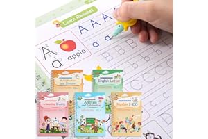 Magical Handwriting Workbooks Handwriting Practice Copybook Aid Magic Pen Reusable Copybook Grooves Template Design for Child