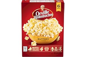 Orville Redenbacher's Popcorn, Buttery, 492 gram (Pack of 1)