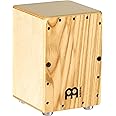 Meinl Mini Cajon Box Drum with Internal Snares - MADE IN EUROPE - Heart Ash Frontplate / Baltic Birch Body, Miniature Size, 2-YEAR WARRANTY (MC1HA)