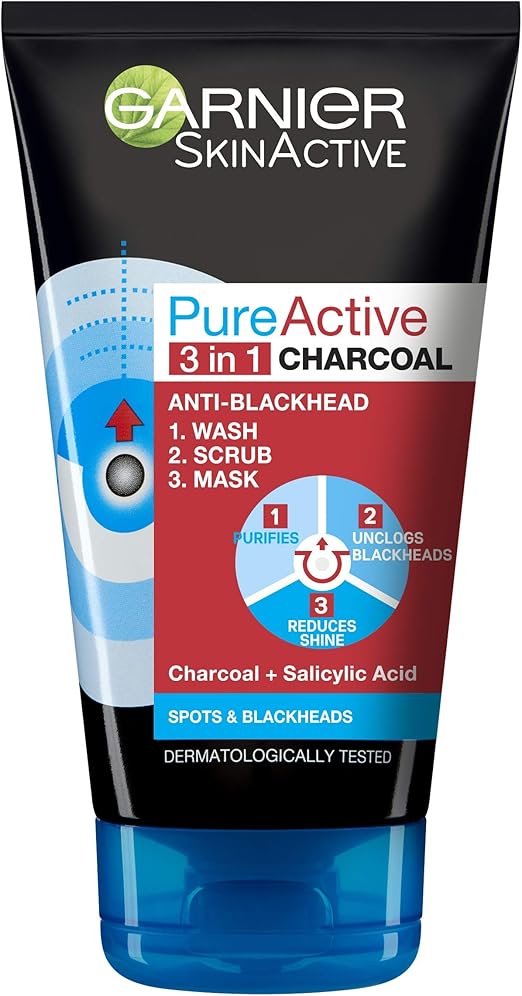 Garnier Skin Active Pure Active Intensive 3in1 Charcoal AntiBlackhead