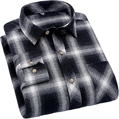 Camisas cuadradas de franela para hombre Clearance