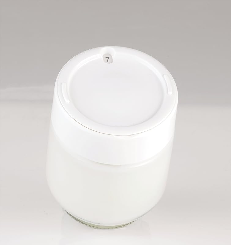 YG231E32 Yaourtière Yogurteo 7 Pots de Yaourt Inclus Programmable Écran LCD Minuteur 13W Champagne