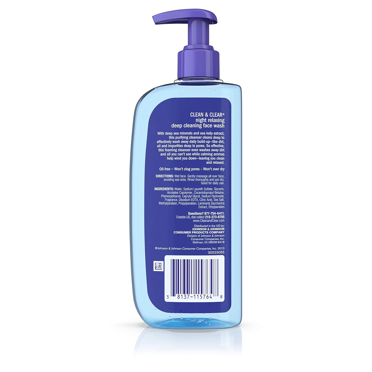 clean and clear night cleanser